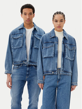 Filling Pieces Filling Pieces Jeansjacke Unisex 78620769975 Blau Regular Fit