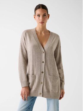 Guess Guess Sweter 180970 Beżowy Classic Fit