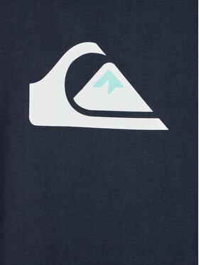 Quiksilver T-shirt Comp Logo EQBZT04369 Tamnoplava Regular Fit