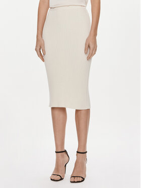 Luisa Spagnoli Luisa Spagnoli Gonna a matita Melitene 58104 Beige Slim Fit