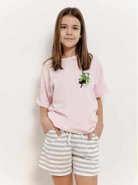 Taro Taro Piżama T3379-01 Różowy Basic Fit