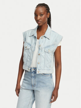 BOSS BOSS Vesta C Vest 1.0 50561036 Světle modrá Boxy Fit
