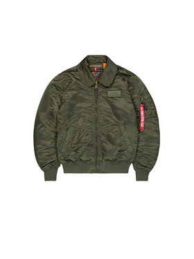 Alpha Industries Alpha Industries Kurtka bomber Flying Tigers CWU Light Bomber Jacket Zielony Regular Fit