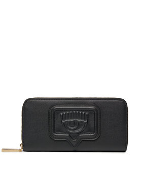 Chiara Ferragni Chiara Ferragni Голям дамски портфейл 75SB5PA1 Черен