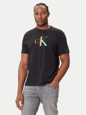 Calvin Klein Jeans Calvin Klein Jeans T-Shirt Pride Graphic LV04RC800G Czarny Regular Fit