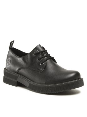 Rieker Rieker Oxford cipők 72000-04 Fekete