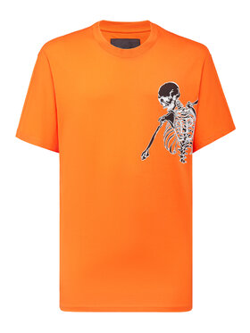 PHILIPP PLEIN PHILIPP PLEIN Tričko 4063 Oranžová Regular Fit