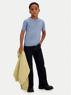 Calvin Klein Jeans Calvin Klein Jeans Marškinėliai Mono Mini Badge LV1CKSJA30 Mėlyna Regular Fit