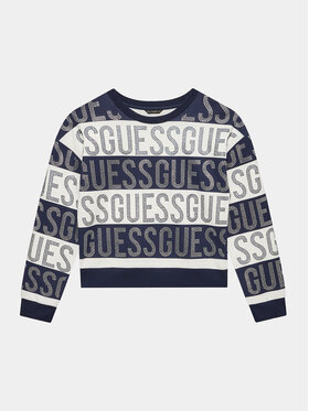 Guess Guess Majica dugih rukava J3YQ09 KAE30 Tamnoplava Regular Fit