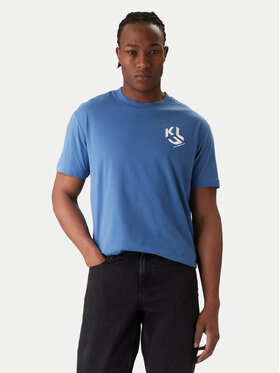 Karl Lagerfeld Jeans Karl Lagerfeld Jeans T-Shirt A2M17072 Modrá Regular Fit