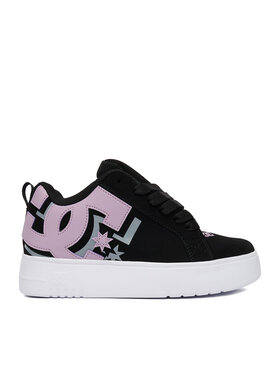 DC Shoes DC Shoes Sneakersy EO-COURT GRAFFIK PLATFORM DC02422003 Czarny