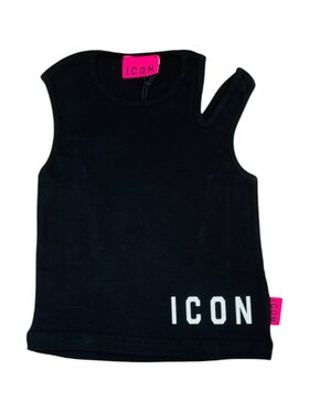 Icon Icon Top igtp00596-nero Czarny Regular Fit