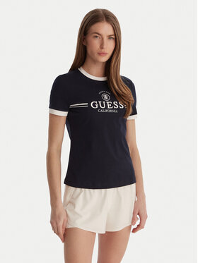 Guess Guess T-Shirt V6GI08 K2975 Σκούρο μπλε Regular Fit
