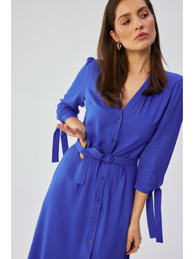 Stylove Stylove Sukienka letnia S365 Niebieski Comfortable Fit