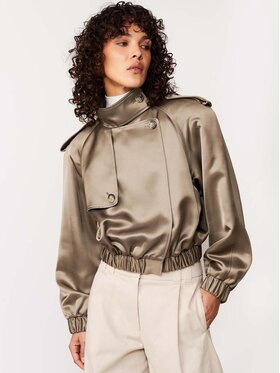 La Mania La Mania Kurtka przejściowa DARIO Khaki Basic Fit
