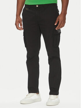 Aeronautica Militare Aeronautica Militare Παντελόνι υφασμάτινο 251PA1329CT2443 Μαύρο Regular Fit