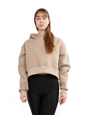 DKaren Sport DKaren Sport Bluza DK-K-B11 Beżowy Classic Fit