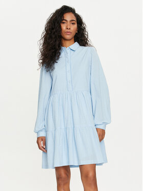 YAS YAS Rochie tip cămașă Tia 26032815 Albastru celest Regular Fit