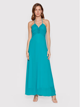 Rinascimento Rinascimento Robe de cocktail CFC0109312003 Bleu Regular Fit