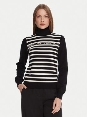 Liu Jo Sport Liu Jo Sport Garbó TF5219 MS63L Fekete Regular Fit