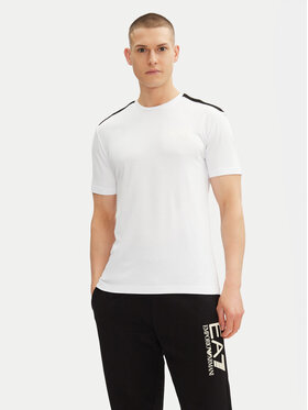 EA7 Emporio Armani EA7 Emporio Armani T-Shirt 7M000299 AF13739 U0002 Biały Slim Fit