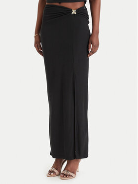Guess Guess Fustă maxi W6GD15 K2936 Negru Slim Fit