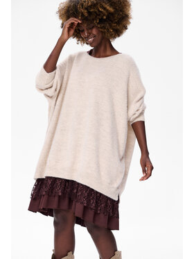 blue shadow blue shadow Tunika Dre Beżowy Regular Fit