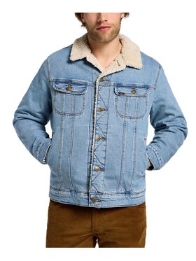 Lee Lee Kurtka jeansowa 112355556 Niebieski Regular Fit
