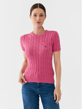 Polo Ralph Lauren Polo Ralph Lauren Sweater 211895379003 Rózsaszín Slim Fit