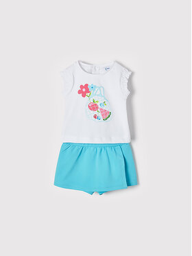Mayoral Mayoral Set tricou și pantaloni scurți sport 1241 Colorat Regular Fit
