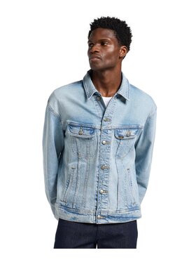 Lee Lee Kurtka jeansowa 112364103 Niebieski Regular Fit