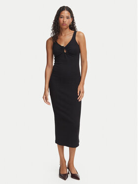 Bardot Bardot Φόρεμα καλοκαιρινό Mason 60517DB Μαύρο Slim Fit