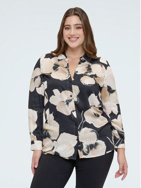 Fiorella Rubino Fiorella Rubino Koszula 5029T001541N0Z3 Czarny Regular Fit
