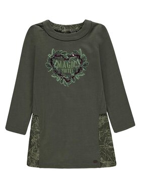 Kanz Kanz Sukienka codzienna 1843118-5890 Zielony Basic Fit