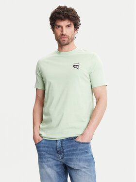 KARL LAGERFELD KARL LAGERFELD Póló 755710 552224 Zöld Regular Fit