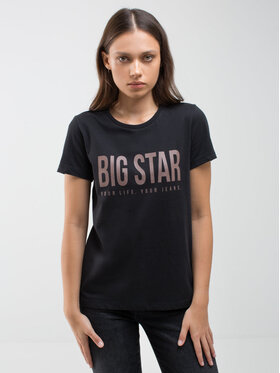 BIG STAR BIG STAR T-Shirt BRIGIDA_906_150 Czarny Basic Fit