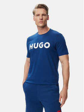 HUGO HUGO T-shirt Dulivio 50467556 Verde Regular Fit