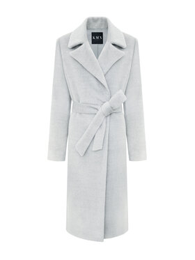 KMX Studio KMX Studio Płaszcz zimowy 186570017 Szary Straight Fit