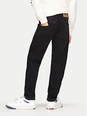 Tommy Hilfiger Jeans Hlače KB0KB09179 Črna Straight Fit