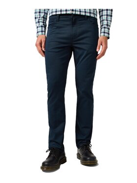 Wrangler Wrangler Spodnie materiałowe 112364829 Granatowy Regular Fit