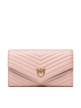 Pinko Pinko Veľká dámska peňaženka Compact Wallet L PE 23 PCPL 100882 A0GK Ružová
