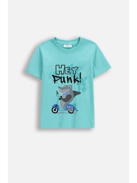 Coccodrillo Coccodrillo T-Shirt WC6143203RBK-013 Turkusowy Regular Fit
