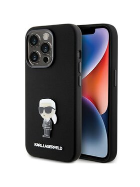 KARL LAGERFELD KARL LAGERFELD Etui na telefon iPhone 15 Pro Czarny