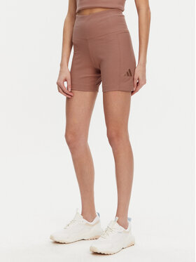 adidas adidas Kerékpáros nadrág ALL SZN Rib JJ1232 Rózsaszín Slim Fit