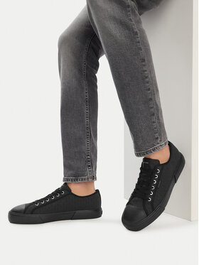 Calvin Klein Calvin Klein Кецове Vulc Laceup Cv Aop HM0HM02122 Черен