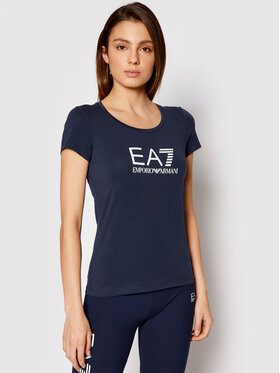 EA7 Emporio Armani EA7 Emporio Armani T-Shirt 8NTT63 TJ12Z 1554 Tmavomodrá Slim Fit