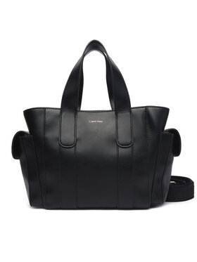 Calvin Klein Calvin Klein Handtasche Webbing Strap Small Tote LV04F3290G Schwarz