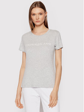 Calvin Klein Jeans Calvin Klein Jeans Tričko Institutional J20J207879 Sivá Regular Fit