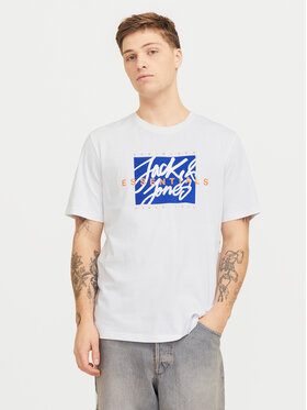 Jack&Jones Jack&Jones Marškinėliai Colton 12268439 Balta Standard Fit