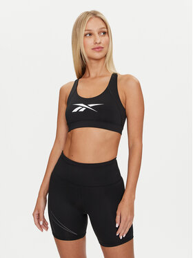 Reebok Reebok Marškinėliai Train BL Bra 100075674 Juoda Slim Fit